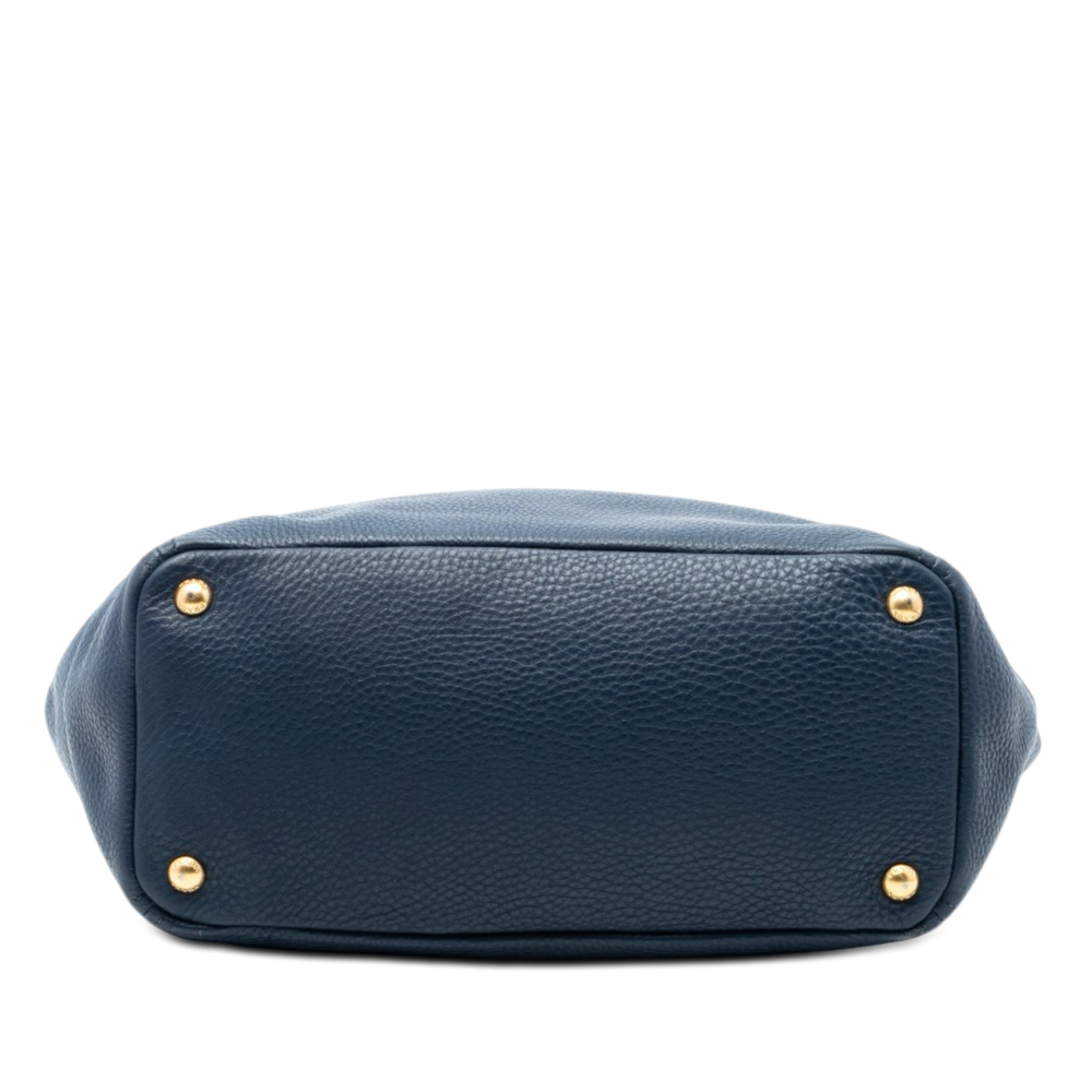 Pre-Loved Prada Vitello Daino Side Pocket Convertible Tote - Picture 3 of 6